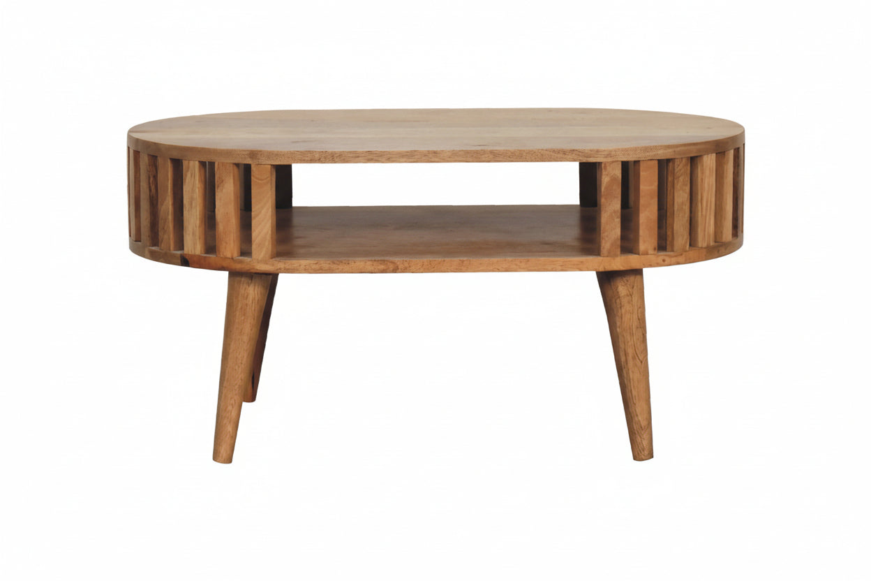 Ariella-sohvapöytä | Massiivinen mangopuu, tammisävy